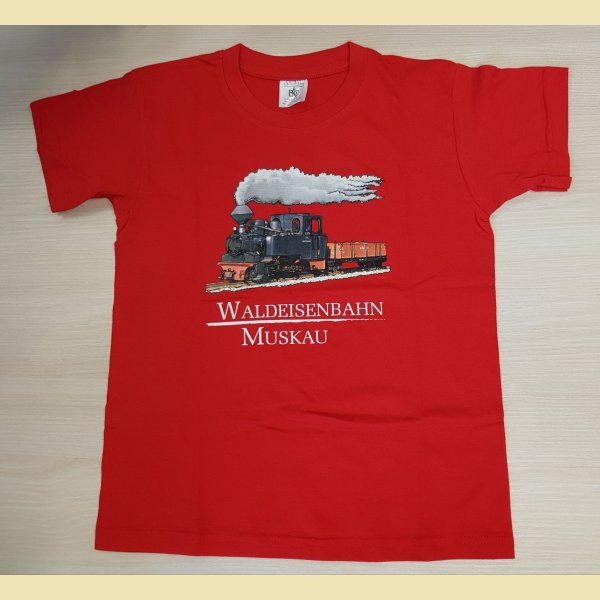 T-Shirts für Kinder Farbe: Rot Größe: 110/116