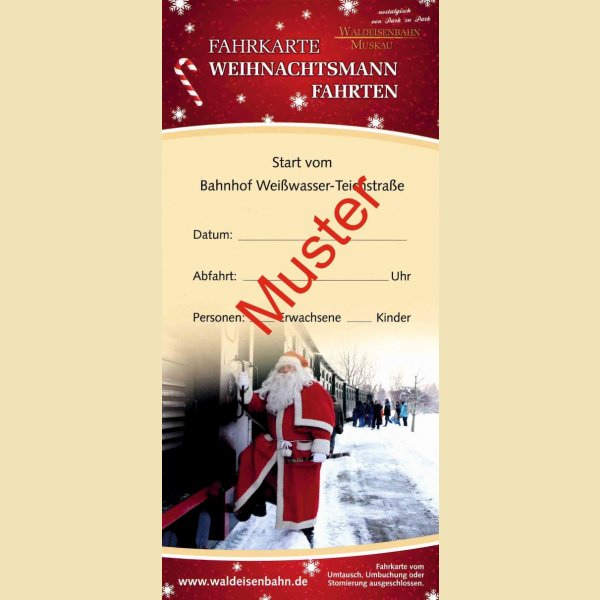 Sonntag, den 06. Dezember 2026 13:00 Uhr Erwachsener (ab 15 Jahre)