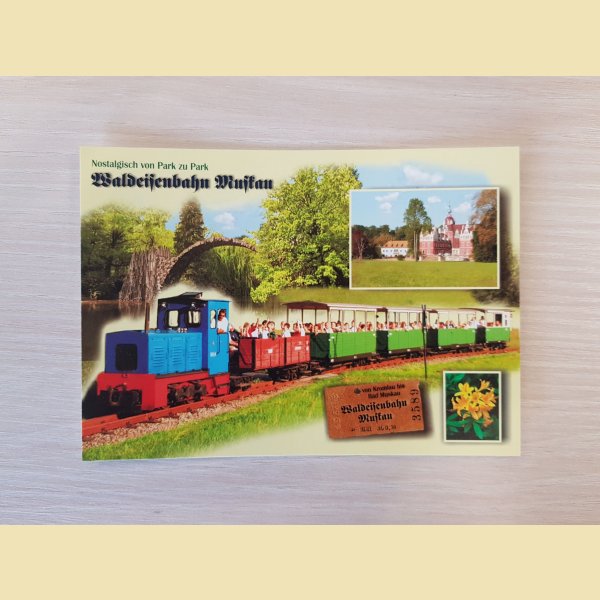 nostalgische Ansichtskarte (Bad Muskau & Kromlau)
