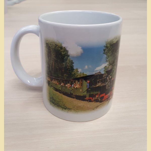 Tasse 3  [Dampflok 99 3317 im Sonnenschein + Dampflok 99 3315 in der Winterlandschaft]