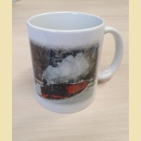 Tasse 3  [Dampflok 99 3317 im Sonnenschein + Dampflok 99 3315 in der Winterlandschaft]
